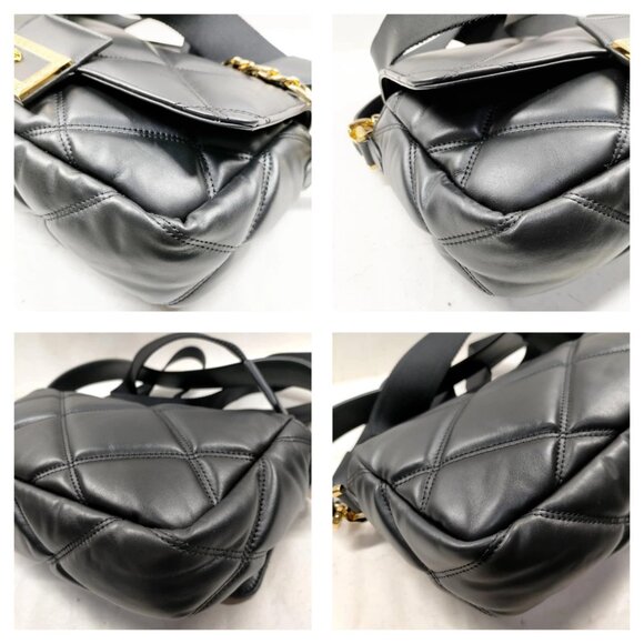 Authentic VERSACE Black Leather Hand Bag mon788-111025 - Picture 6 of 16